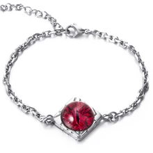 Регулируемые браслеты для женщин из нержавеющей стали ссылка красный глаз браслет девушка жена подарки женские ювелирные изделия