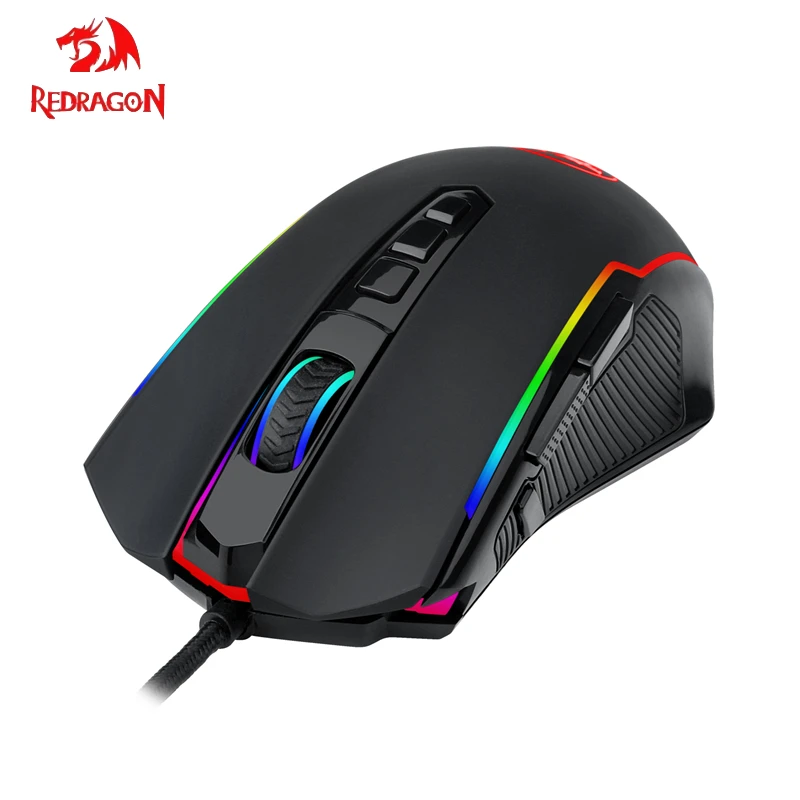 Игровая мышь Redragon M910 Ranger Chroma с 16 8 миллионами программируемых кнопок | Компьютеры