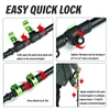 Homful/Hitorhike for Nordic walking sticks camping hiking Ultralight Adjustable Telescopic Alpenstock Trekking Poles climbing 4