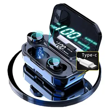 

9D Stereo Music TWS G02 Bluetooth 5.0 Earphones Wireless Headset IPX7 Sports Waterproof Touch Control Earbuds with Charging Box