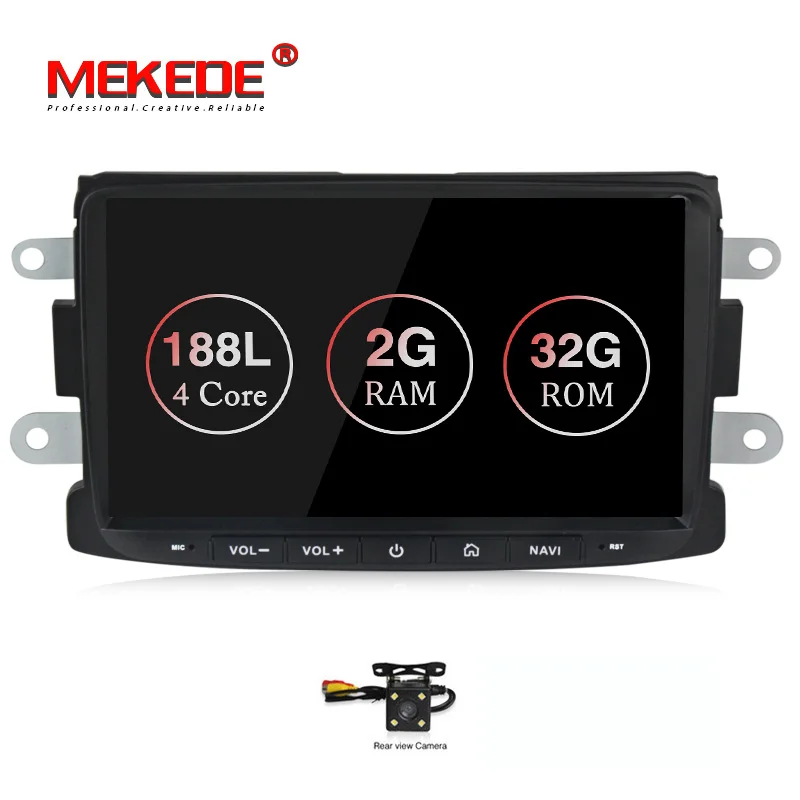 Продукт продаж! android 9 Автомобильный gps навигатор мультимедийный плеер для Lada Xray 2/RENAULT Dacia/Duster/Logan/Sandero с DSP - Цвет: add camera