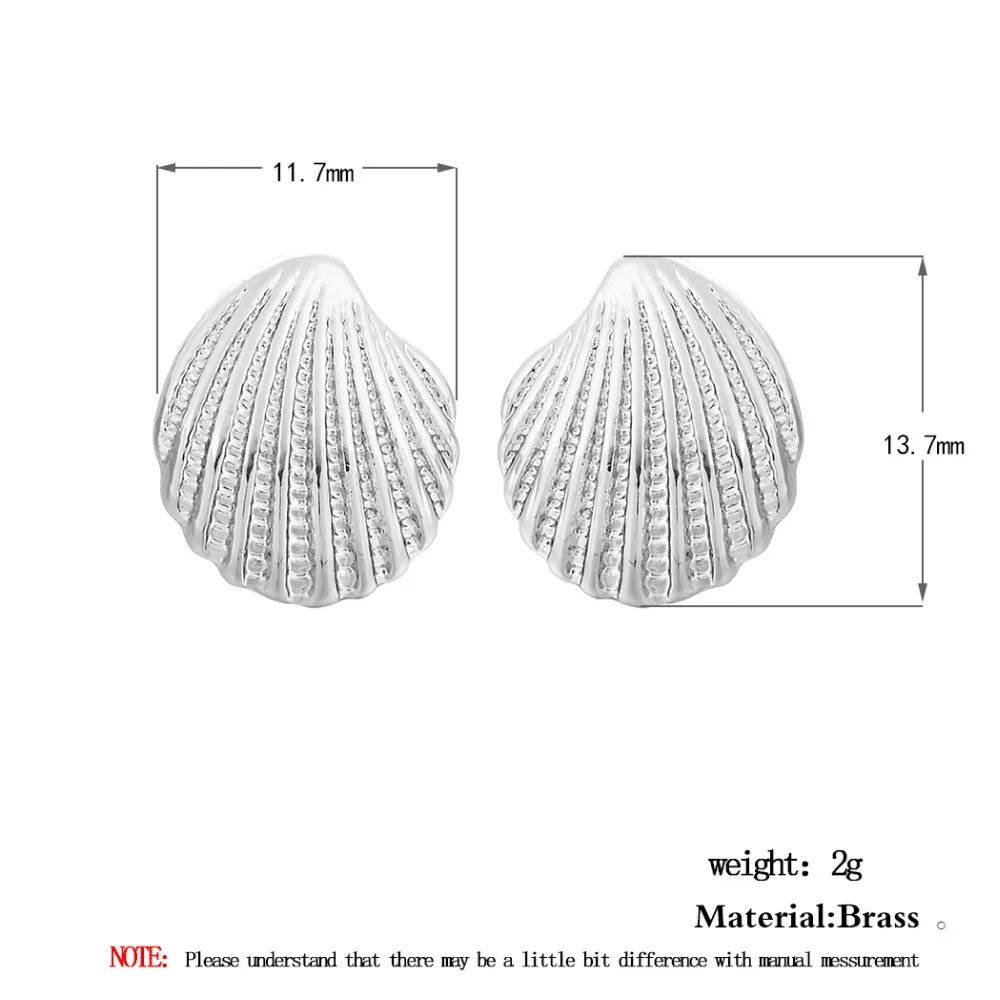 Chandler-Minimalist-Vintage-Plated-Gold-Shell-Stud-Earrings-For-Women-Girls-Maxi-Jewelry-Romantic-Wedding-Bridal (1)