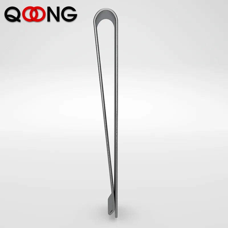 Metal money clip custom lettering stainless steel slim pocket credit card money clip holder long size men's wallet bill clip