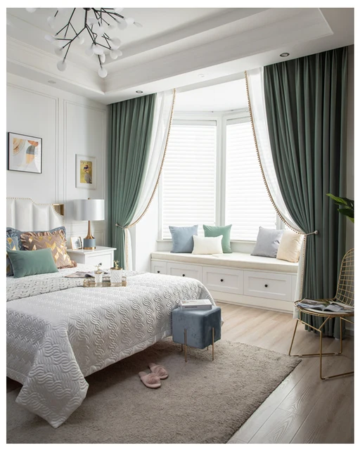 Modern Master Bedroom Curtains