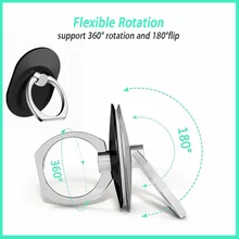 유니버설 360 학위 전화 홀더 반지 스탠드 대부분의 휴대 전화 스마트 폰(China)