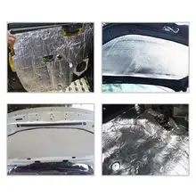 1 рулон 50 ширина автомобильный Грузовик брандмауэр тепло звук Deadener изоляционный коврик шумоизоляция шерсть автомобиль тепло звук теплоизоляция