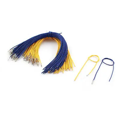 

100pcs 25cm Long 1P-1P Connector PCB Board DIY Power Jumper Wire Cable