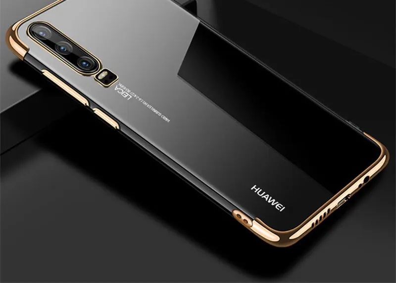 HUKU металлизированный чехол для телефона для huawei P30 P20 lite mate 10 20 30 Pro Чехол для mate 20 P30 lite задняя крышка Мягкий силиконовый чехол