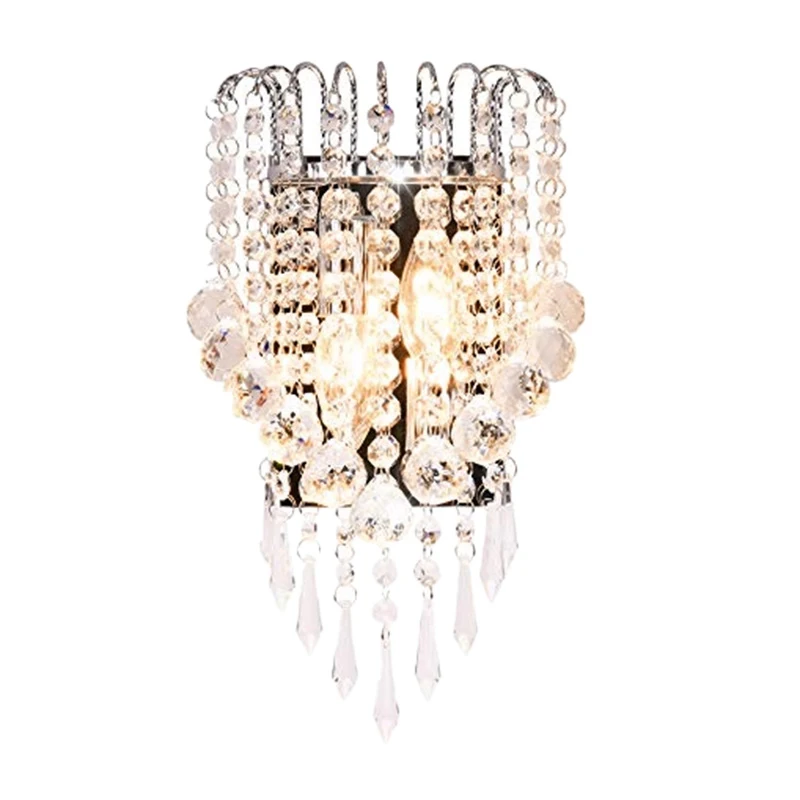 

Crystal Wall Lamp,Silver
