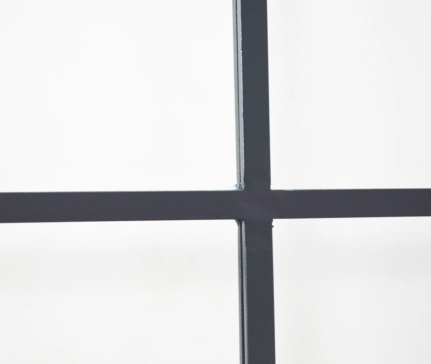 DIYHD TSD01 30in Black Framed Clear Glass Sliding Barn Door Slab,Tempered Assembled Prehung Glass Door Panel