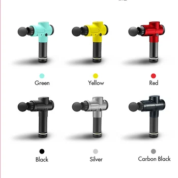 

Electric Massage Fascia Gun Relaxing Muscle Fitness Deep Vibration Neck Membrane Grab Fascia Gun Masajeador Electrico 4 Heads