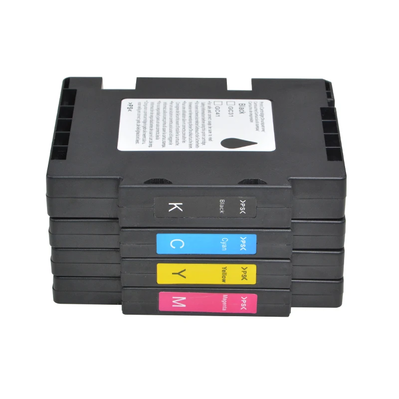 1set 4 упаковки совместимый сублимационный картридж с чернилами для Ricoh GC41 для Ricoh Aficio SG 3110DN SG7100DN - Цвет: 1set