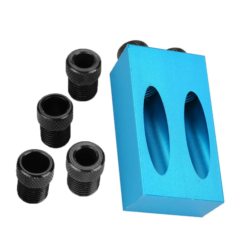 

Blue Hole Locator Oblique Jig Kit Guide Drilling Angle Lightweight Craft
