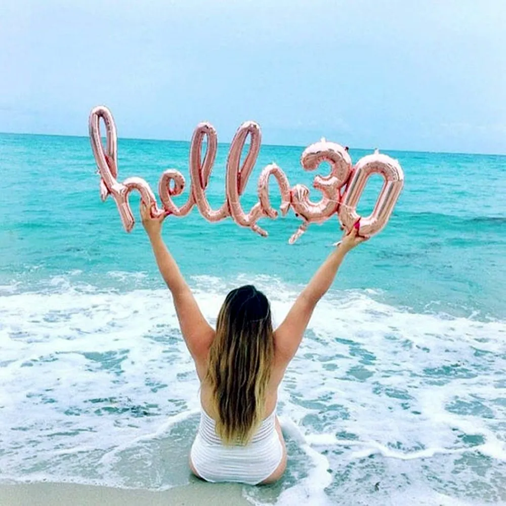 Rose Gold Milestone Celebration Balloons: Elegant Party Decor
