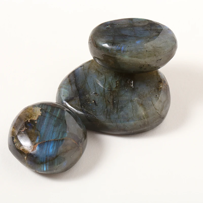 Giftfor Для женщин Natura Lstone камень лабрадорит полированный образец аквариумный камень 5-6 см 4-5 см 3-4 см является допустимой орнамент камень