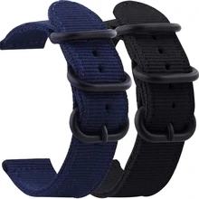 

Nylon Canvas Strap For Xiaomi Huami Amazfit Youth Bip Stratos 2 Pace Smart Watch Band 20MM 22MM Replaceable Accessories