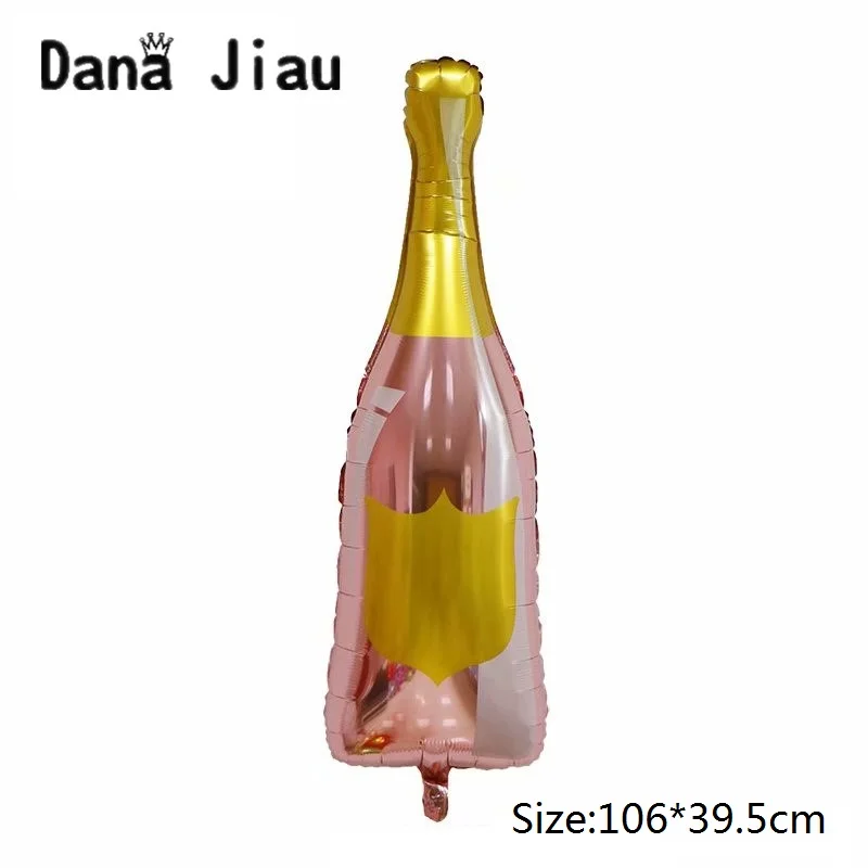 Dana jiau Новая Большая розовая бутылка вина для шампанского Свадебный юбилей