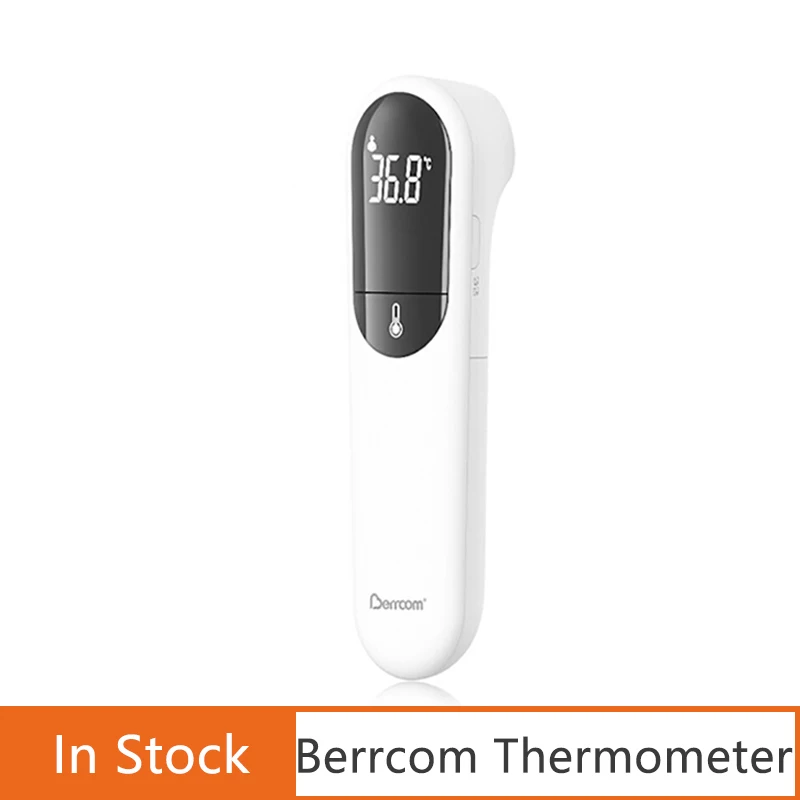 Термометр для лба Xiaomi Youpin Berrcom Бесконтактный инфракрасный светодиодный цифровой