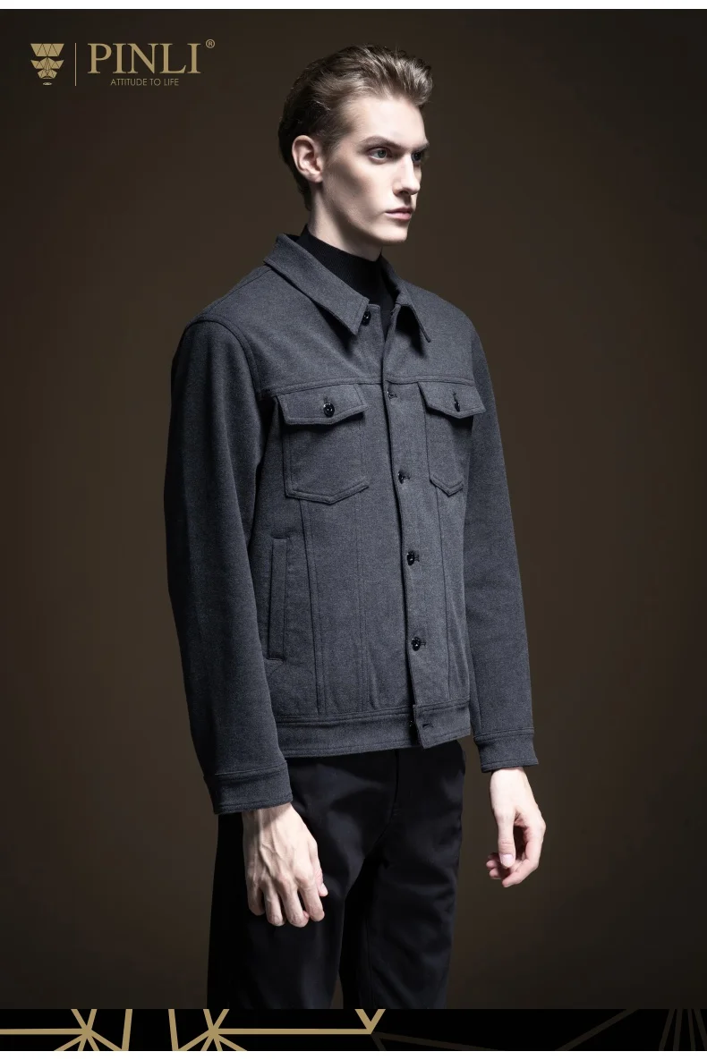 Jaqueta Masculino No Militar куртка-бомбер для мужчин стандартный Pinli осень новая мужская одежда Молодежный шаттл Топ для отдыха B193204061