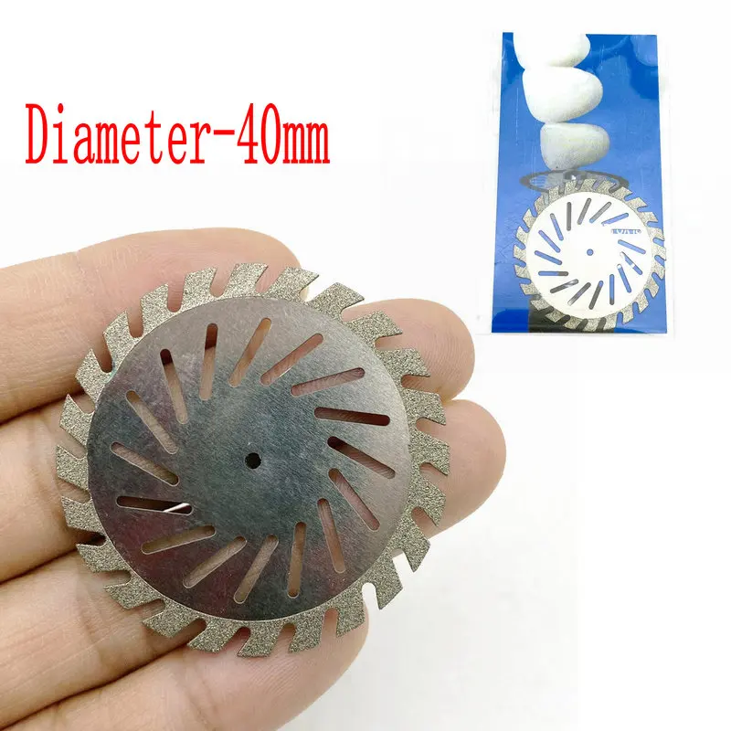 Big Size laboratorium dentystyczne polerowanie diament dwustronna tarcza tnąca do cięcia dentystycznego tynk tarcza koła laboratorium dentystyczne narzędzie 40 i 45mm 4 Big Size laboratorium dentystyczne polerowanie diament dwustronna tarcza tnąca do cięcia dentystycznego tynk tarcza koła laboratorium dentystyczne narzędzie 40 i 45mm 4