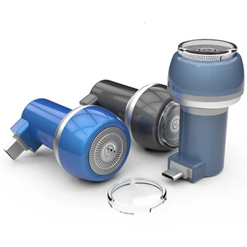 

Portable Electric Shavers Shaving Device Type-C IOS Smartphone Shaving for Men Mini Electric Shaver Travel