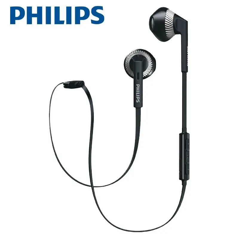 Philips SHB5250 беспроводной Bluetooth 4,1 спортивные вкладыши в уши для наушников гарнитура для samsung huawei Xiaomi Мобильный телефон официальный