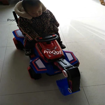 

Ngryise excavating machine classic blue red children big toy can seat in it