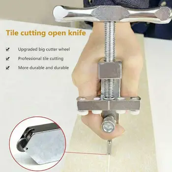 

Professional Metal Easy Glide Glass Tiles Marble Cutter Hand Diamond Glass Tool Cutter Home Cutting Household K5Z3