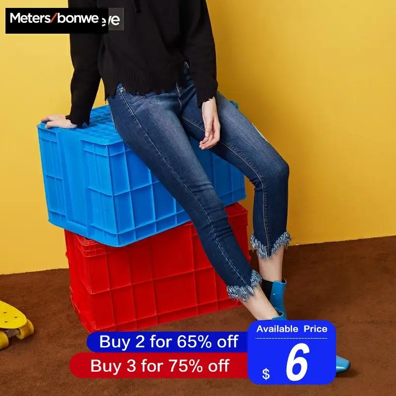 METERSBONWE Джинсы женские зимние новые узкие брюки для ног