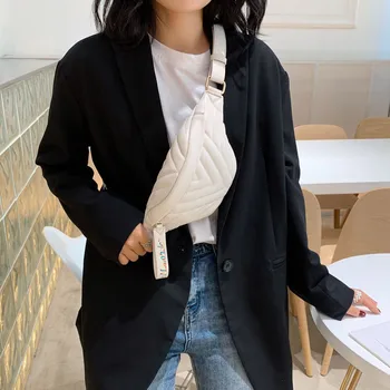 

Women fanny pack waist bag 2020 New Thread Chest Bag nerka damska Fashion Pockets Casual fanny pack for women sac banane