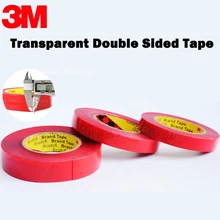

3 M Double Sided Tape Nano Transparent Reusable Waterproof Strong Adhesive Adhesive Sticker Tape Cleanable Car Protect Sticker