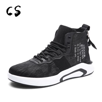 

Cuculus 2020 New Arrival High Top Men Shoes Casual Sneakers Zip Footwear Male Cool Hightop Shoes High Quality casual shoes 609