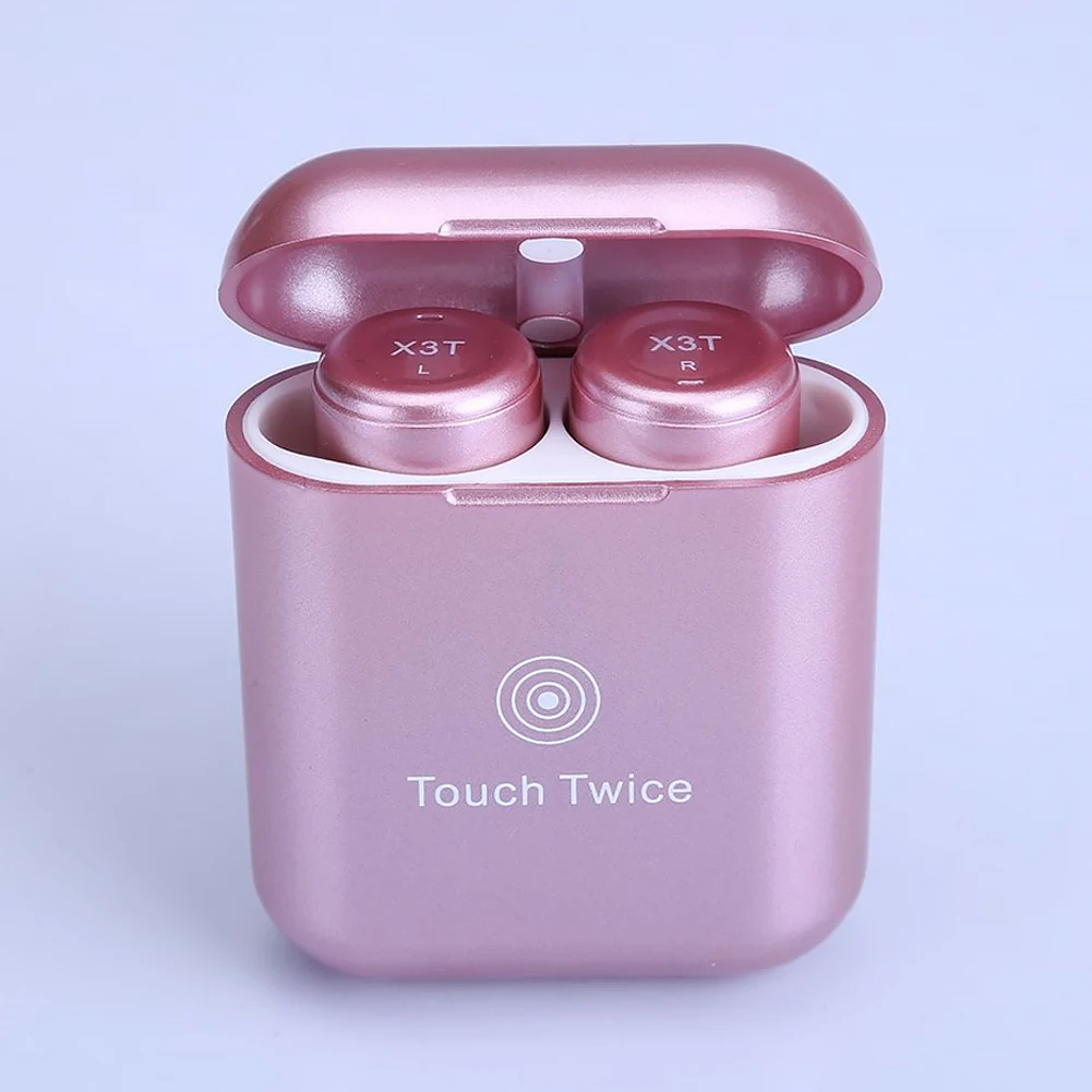 Горячая X3T мини беспроводная гарнитура с Bluetooth мини TWS управление стерео наушники
