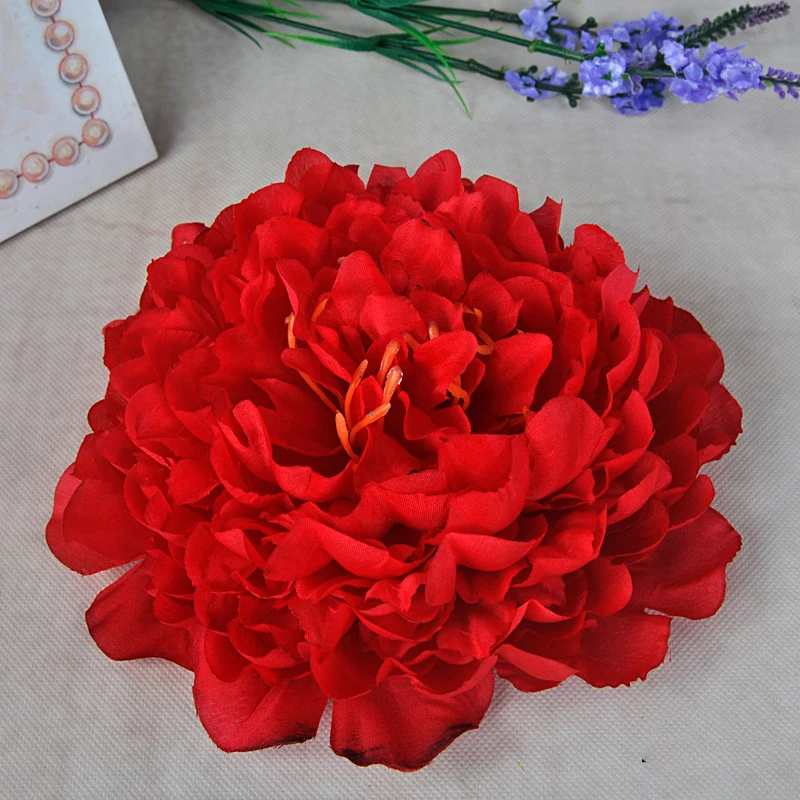 10 piezas de cabezas de flores artificiales peonica Diy boda corona hogar, декор для отелей flor falsa, многоцветный