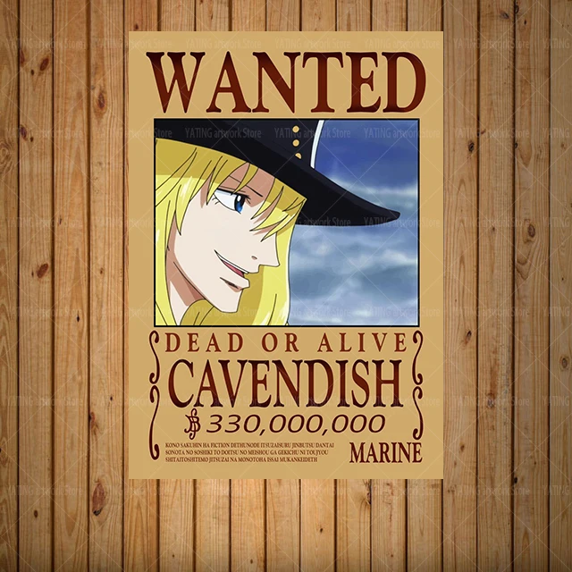 One Piece Luffy Canvas Painting Anime Retro Wanted Character Poster Wall Art Print Modern Home Children's Bedroom Decoration Mur as the picture shows