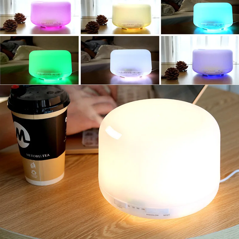 

Household aromatherapy machine silent air purification humidifier spray mini spread fragrance 500ml600ml can add essential oil