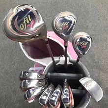 Женские клюшки для гольфа efil Гольф Драйвер Фарватер Дерево Гибридный Железный клюшка Гольф полный комплект клюшек графит Гольф Вал и крышка