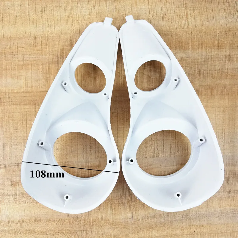 2Pcs/Lot Car Audio Speakers Nylon Plastic Gasket Bracket Fits for 1.5 Inch 3 Inch Tweeter Treble Hertz A-Pillar Brown Brackets