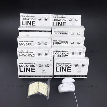 

10pcs New Brows Mapping Strings NO Pre-Ink String Brows Mapping Microblading Eyebrows Positioning Tools PMU tattoo accessories