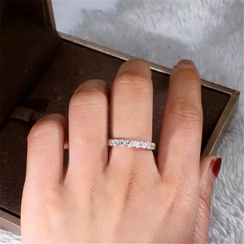 925 Sterling Silver Ring Simple Style Women Jewelry