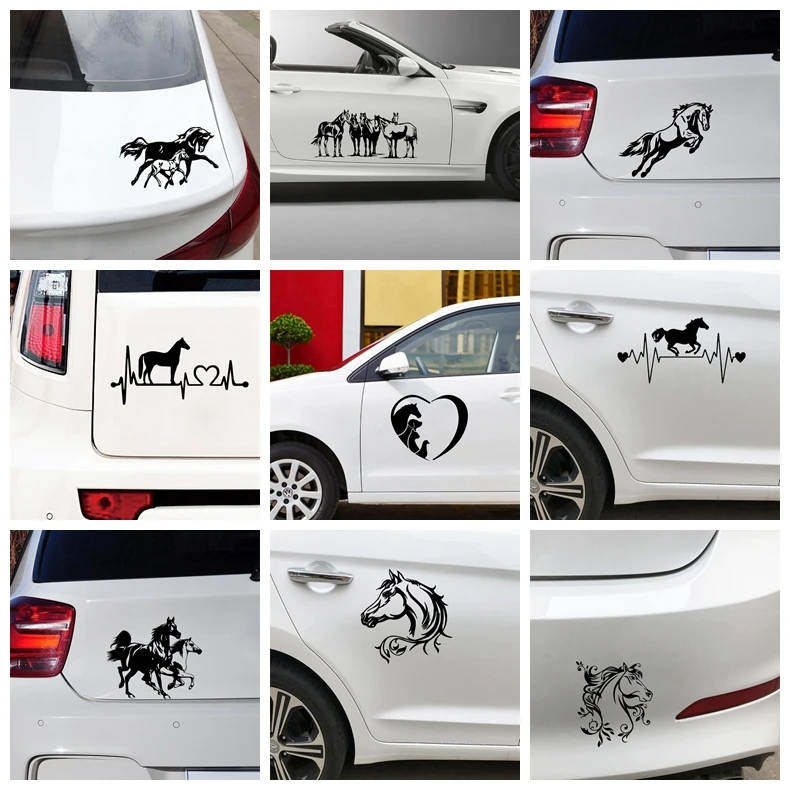 Hot Sale Horse Car Stickers And Decals Animals Car Sticker Decals Car