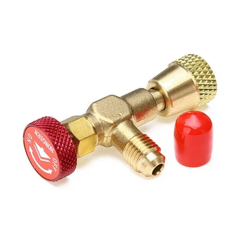 

1/4" SAE Male To 5/16" SAE Inflatable hose control valve Famale Kit R410A