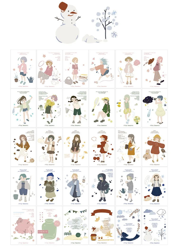 AngelHere хранения 30 шт./компл. Винтаж простой памяти Почтовые открытки для поздравительных открыток японский Почтовые открытки для школьные канцелярские принадлежности подарок