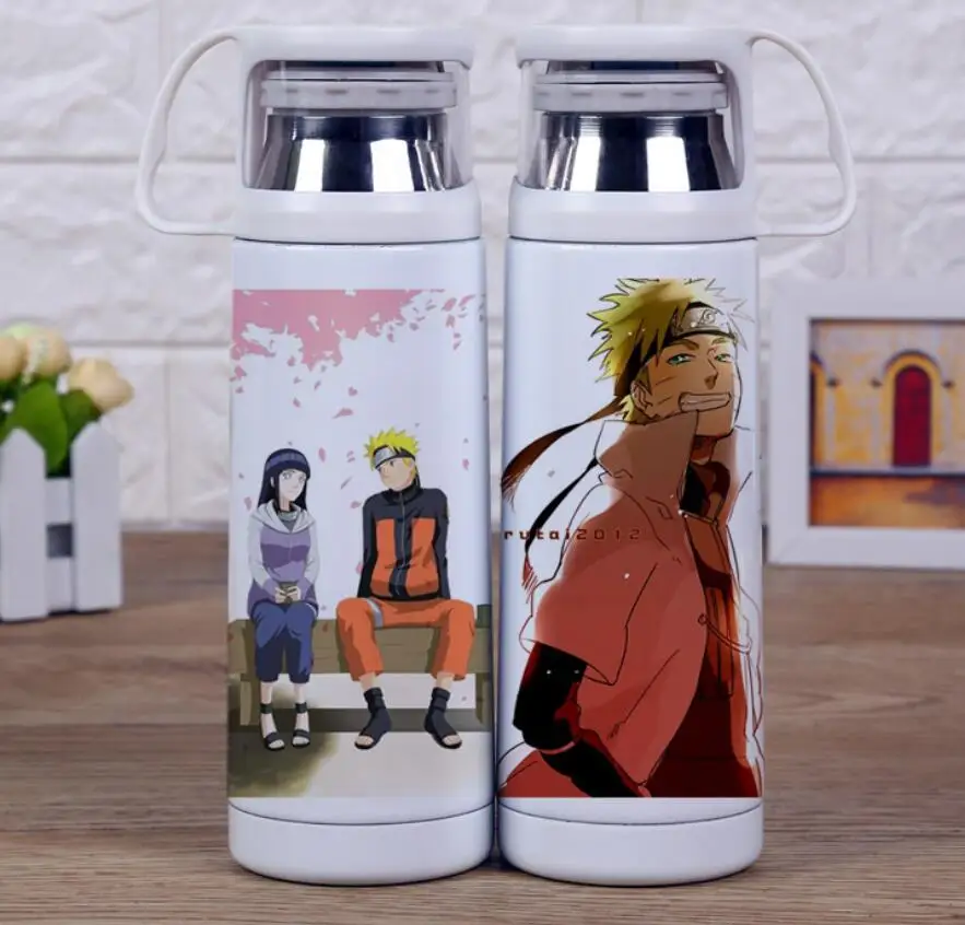 Наруто термос Узумаки Наруто с крышкой Хатаке Какаши термос Учиха itachi кружки чашка подарок - Цвет: 13