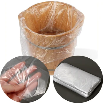 

90pcs Environmentally Disposable Foot Tub Liners Bath Basin Bags for Feet Pedicure Foot Detox SPA Heat Preservation Accessories