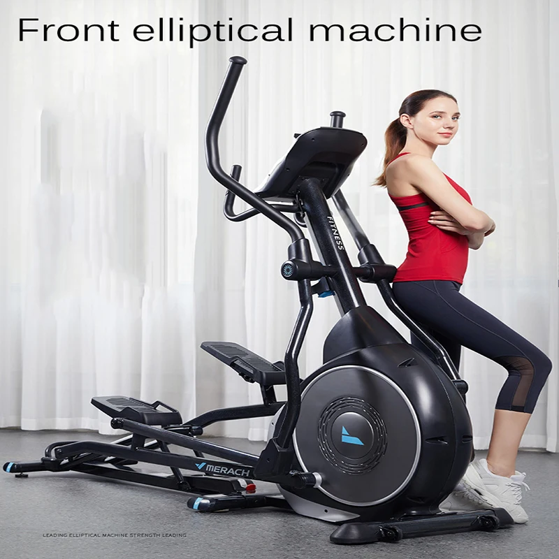 Electric Magnetic Control Elliptical Machine, Indoor Fitness Vehicle, Exercise Bike, Commercial, Front Drive