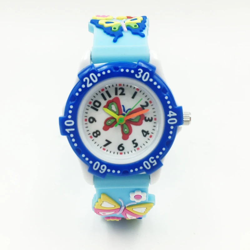 new design 3D Jelly Silicone Kids Watches hto fashion girls watches cool boys wristwatches new cartoon clock waterproof children watches 2020 free drop shipping (4)
