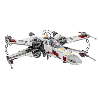 

NEW Compatible lepining Starwars 05004 05145 X Wing Star Tie Fighter Building Blocks Compatible Star Plan Wars Toy 75240 75149