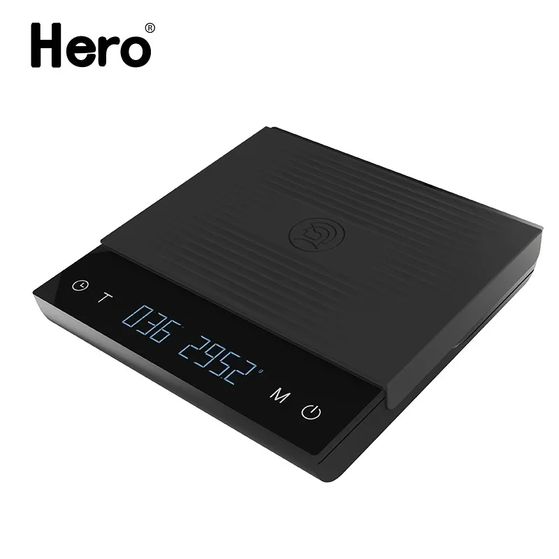  HERO coffee scale smart digital scale pour coffee Electronic Drip Coffee Scale with Timer3kg - 4000269158043