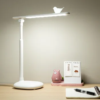 

Smart Children's Student Dormitory Rechargeable Table Lamp, Bedroom Desktop Led Eye Protection Study and Work Reading Lamp